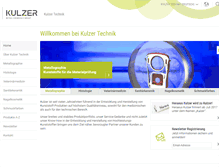 Tablet Screenshot of kulzer-technik.de